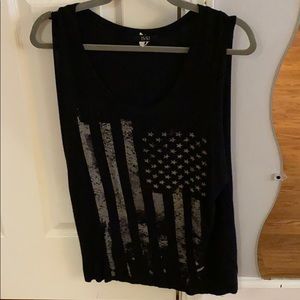 american flag muscle tank